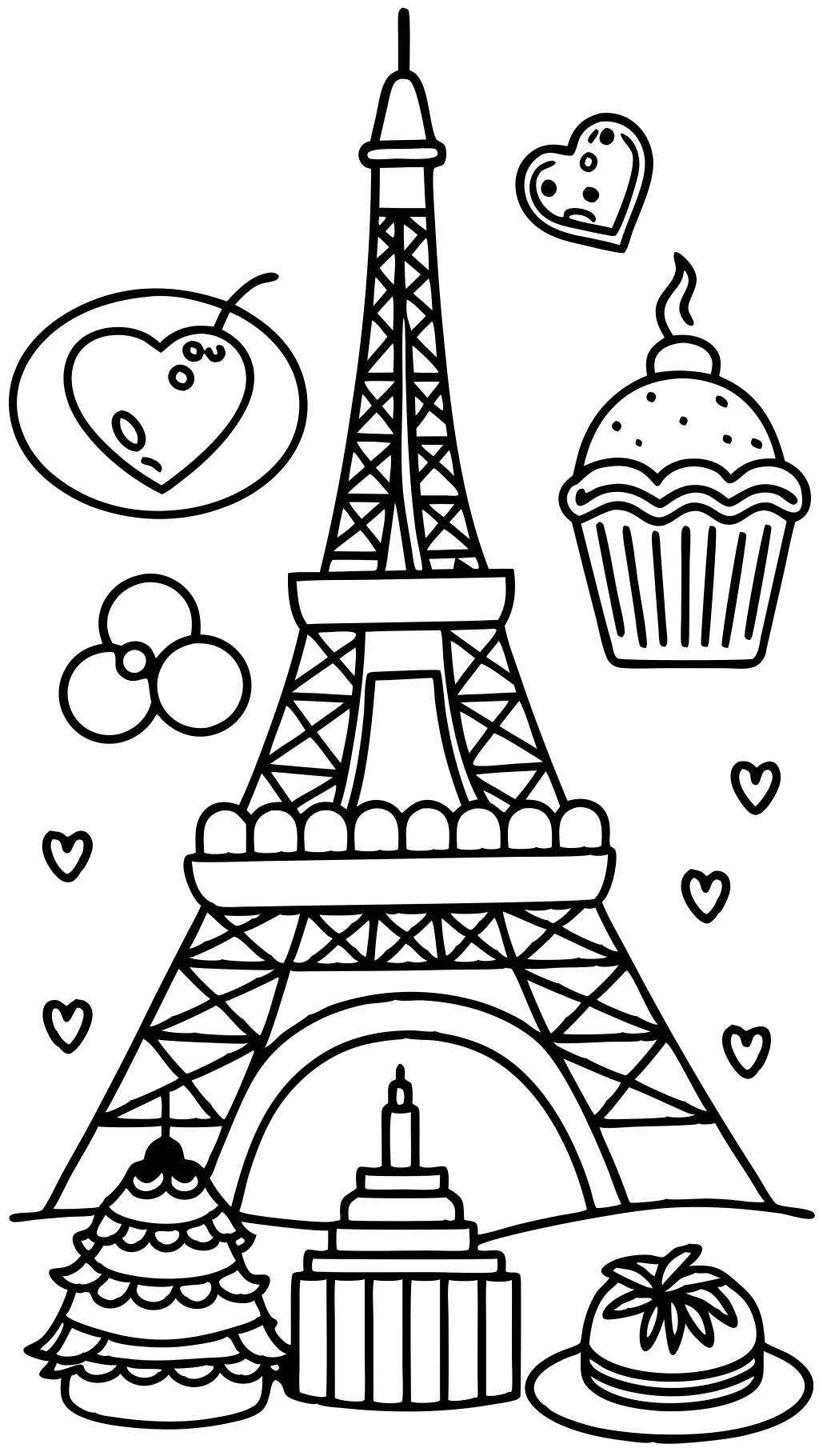 french coloring pages